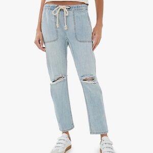 One Teaspoon Shabbies light Blue Boyfriend Jeans Relaxed Fit